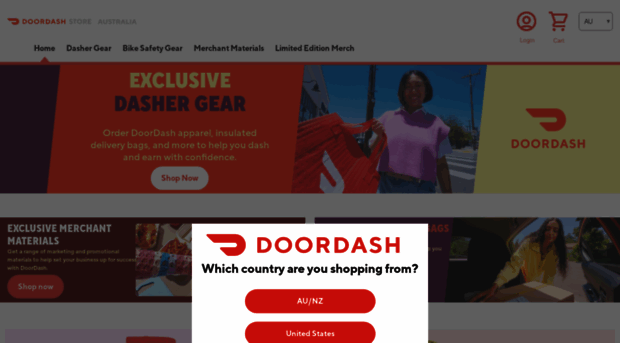 doordashaustraliastore.com