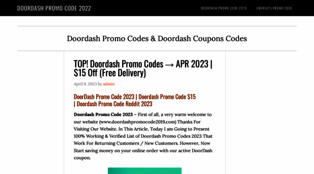 doordashpromocode2019.com