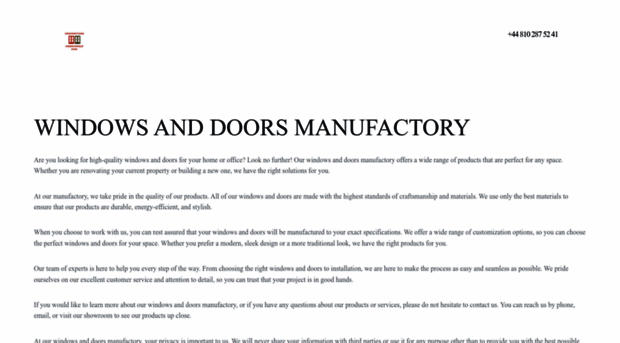 doors-manufactoring.com