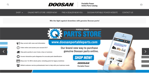 doosanportablepowerparts.com