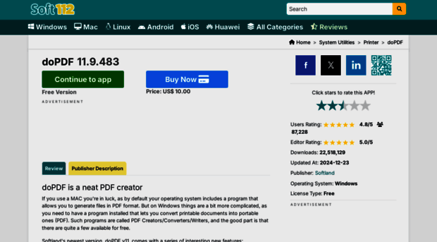 dopdf-free-pdf-converter.soft112.com