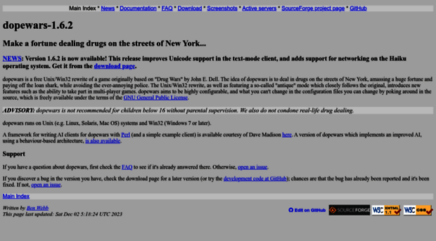 dopewars.sourceforge.net