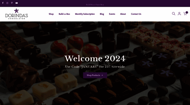 dorindaschocolates.com