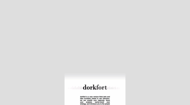 dorkfort.com