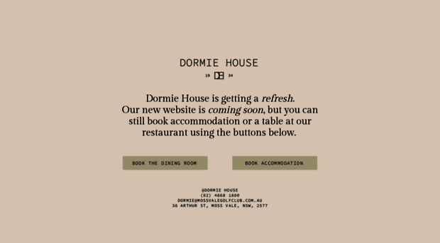 dormiehouse.com.au