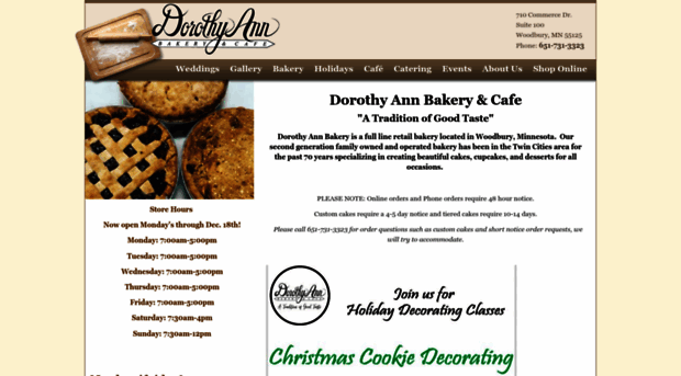 dorothyannbakery.com