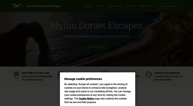 dorsetcoastalcottages.com