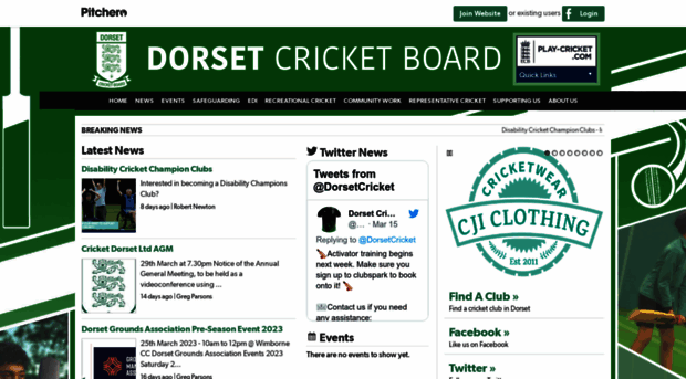 dorsetcricketboard.co.uk