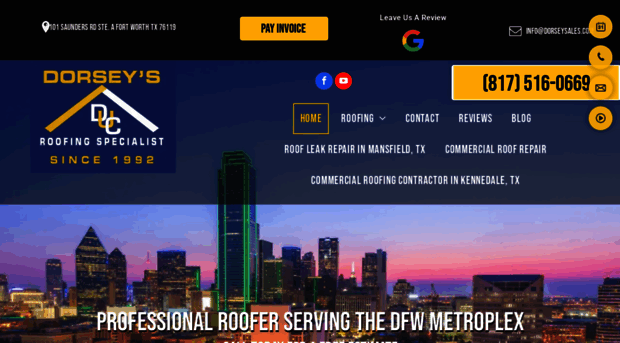 dorseyroofing.com