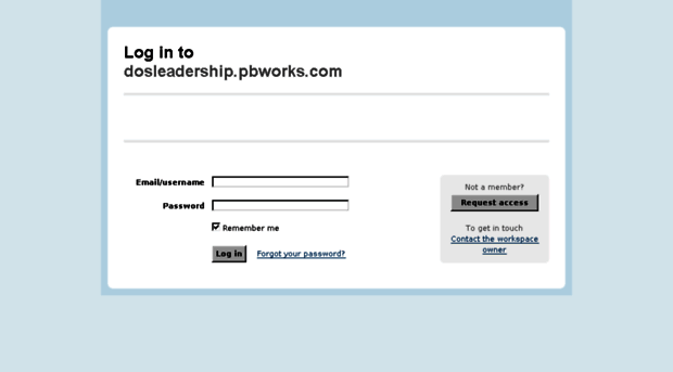 dosleadership.pbworks.com