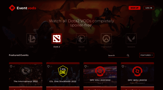 dota.eventvods.com