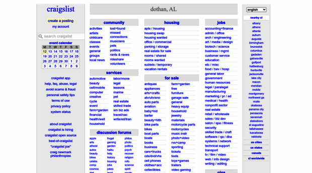 dothan.craigslist.org