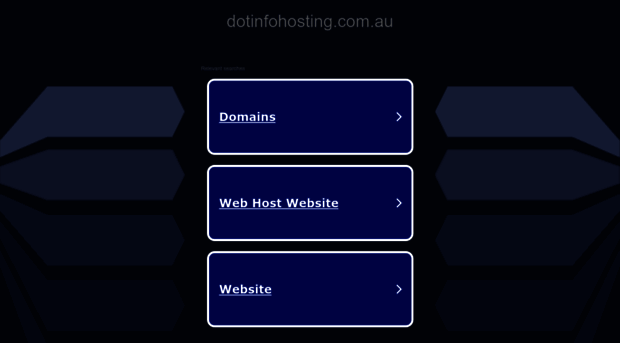 dotinfohosting.com.au