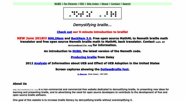 dotlessbraille.org