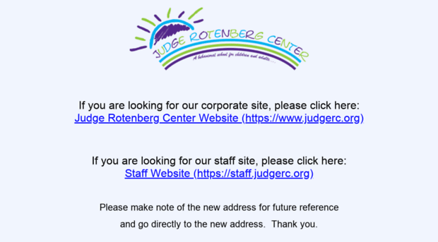 dotnet.judgerc.org - The Judge Rotenberg Center Sta... - Dotnet Judge Rc