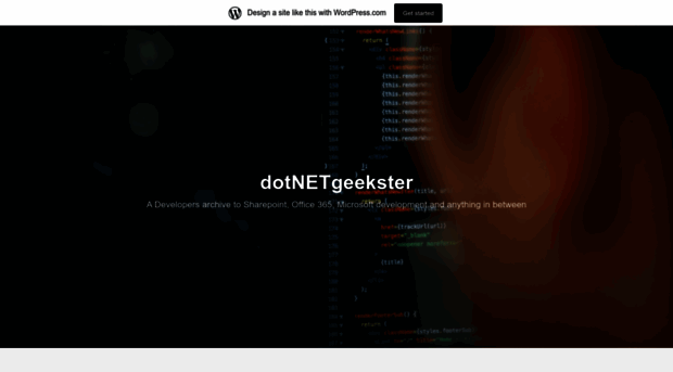 dotnetgeekster.wordpress.com