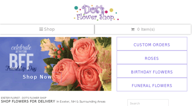 dotsflowershop.com