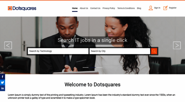 dotsquaresjobportal.projectstatus.in