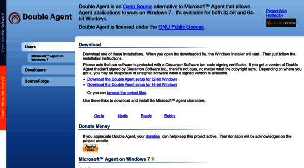 doubleagent.sourceforge.net