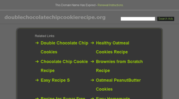 doublechocolatechipcookierecipe.org