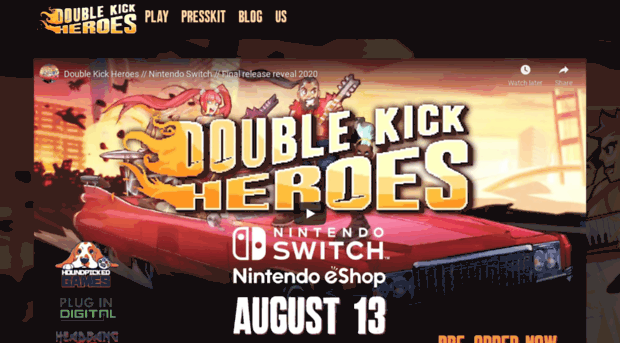 doublekickheroes.rocks