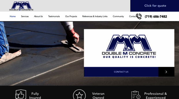 doublemconcrete.com