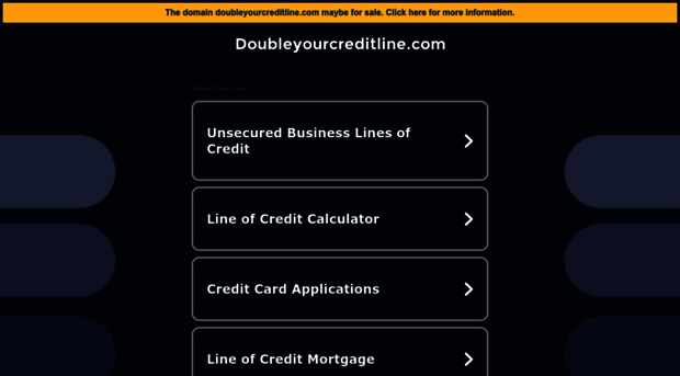 doubleyourcreditline.com