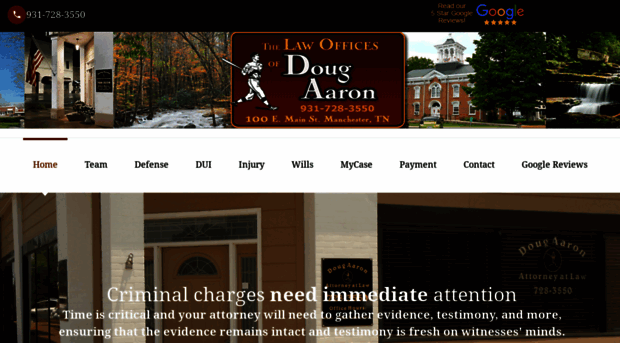 dougaaronlaw.com