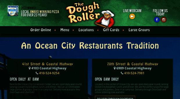 doughrollerrestaurants.com