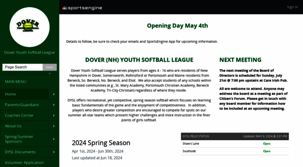 doversoftball.com