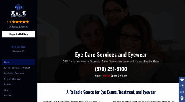 dowlingeyecare.com