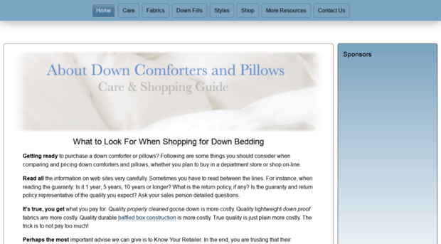 down-comforter-info.com