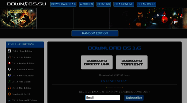 Download CS 1.6 Free: Counter-Strike Non Steam