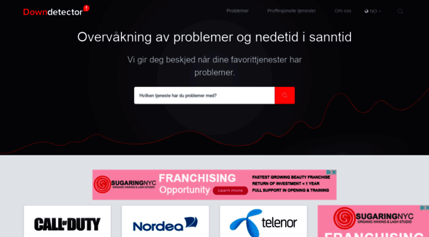downdetector.no