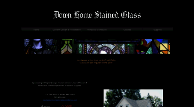 downhomestainedglass.com