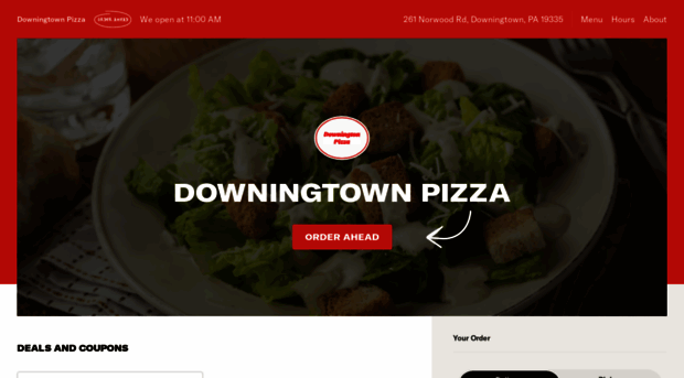 downingtownpizzamenu.com