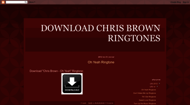 download-chris-brown-ringtones.blogspot.co.il