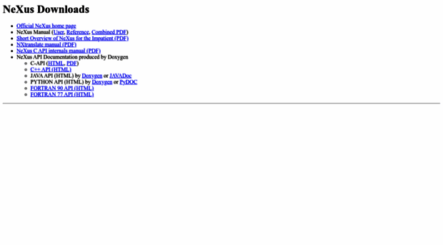 download.nexusformat.org