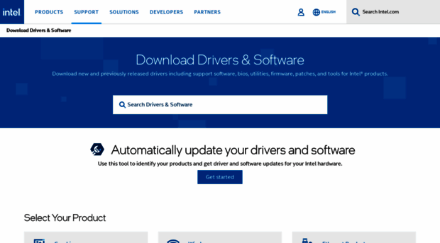 intel download drivers