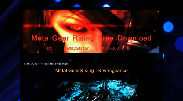 downloadmetalgearrisingfree.blogspot.com.au