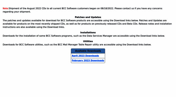 downloads.bccsoftware.com