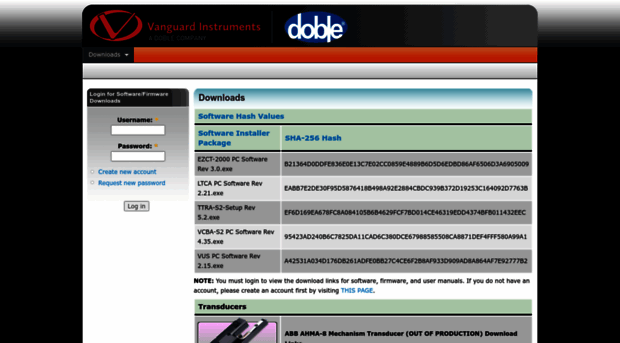 downloads.vanguard-instruments.com