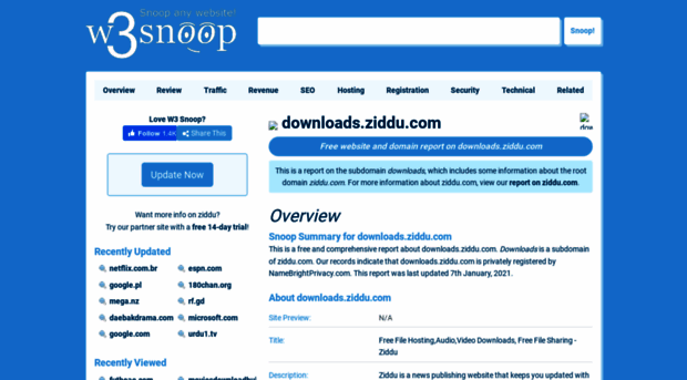 downloads.ziddu.com.w3snoop.com