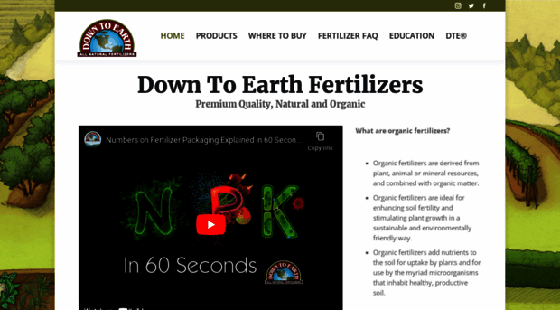 downtoearthfertilizer.com