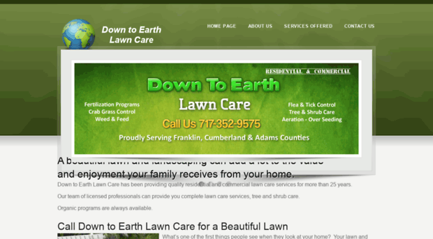 downtoearthlawncare.net