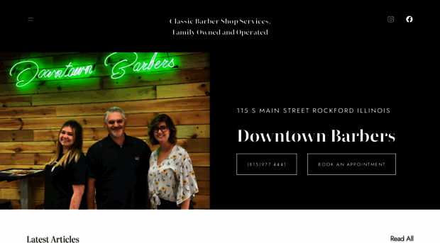 downtownbarbers815.com