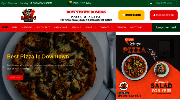 downtownromios.com