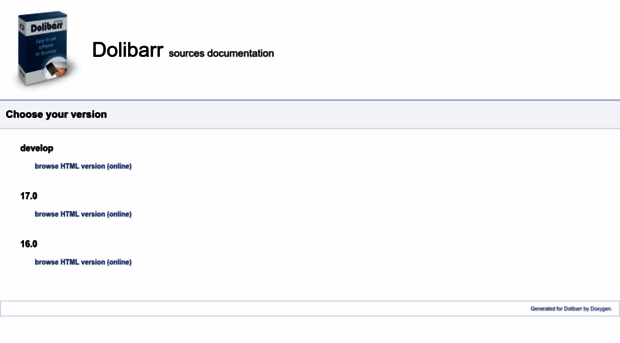 doxygen.dolibarr.org