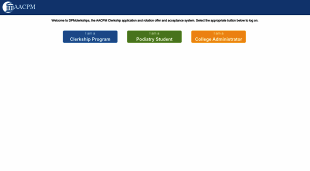 dpmclerkships.org