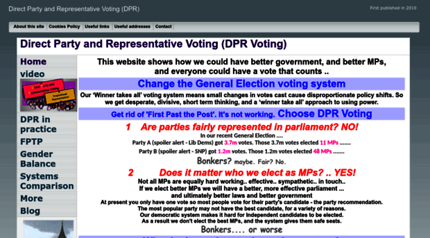 dprvoting.org